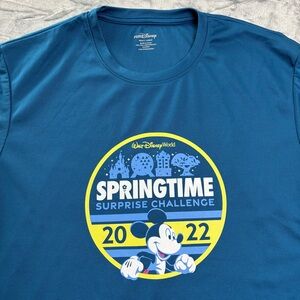 Run Disney Performance T-Shirt Size Large Springtime Surprise Challenge 2022